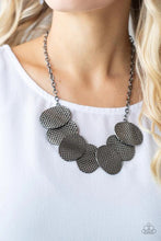 Load image into Gallery viewer, Industrial Wave Necklace ~ Black