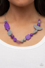 Load image into Gallery viewer, Tranquil Trendsetter Necklace ~ Purple
