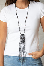 Load image into Gallery viewer, Macrame Majesty ~ Black
