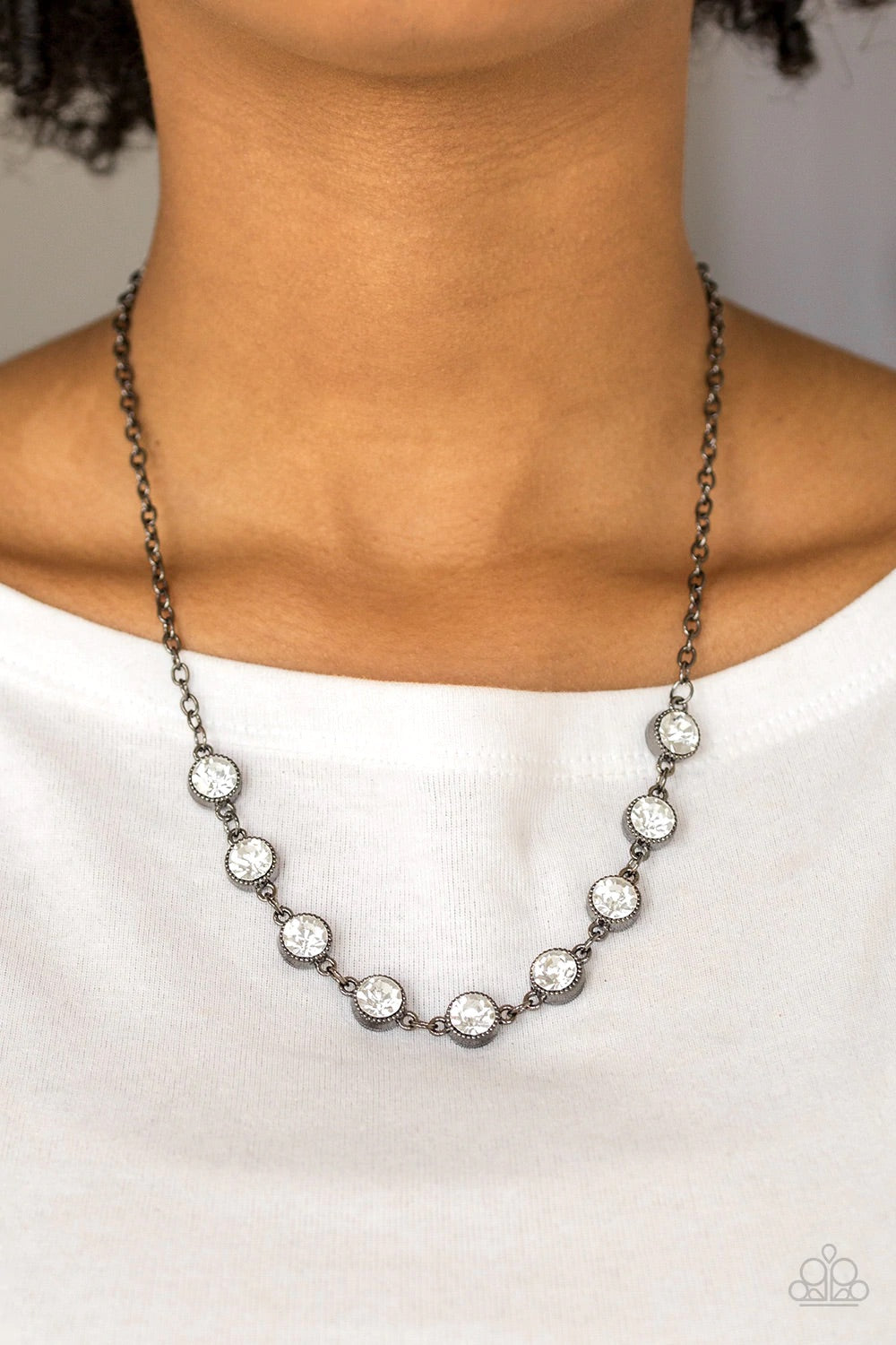 Starlit Socials Necklace ~ Black