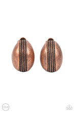 Load image into Gallery viewer, Classic Curves ~ Copper Clip-Ons
