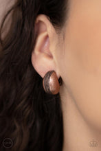 Load image into Gallery viewer, Classic Curves ~ Copper Clip-Ons
