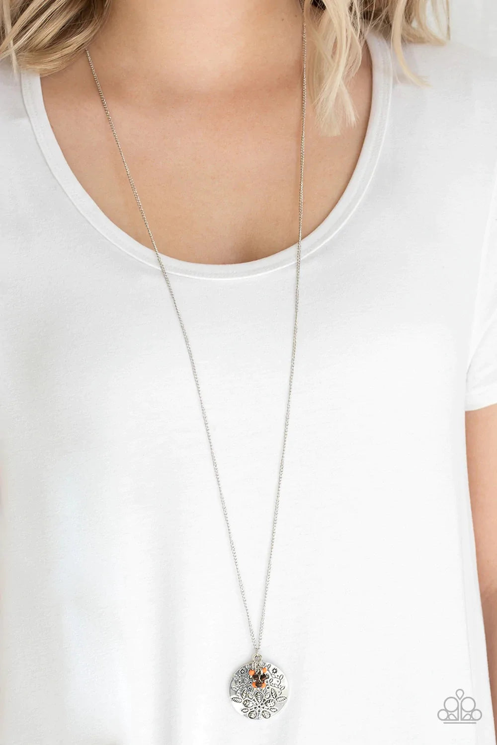 Desert Abundance - Orange Stone ~ Necklace