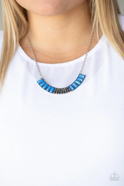 Coup de MANE Necklace ~ Blue