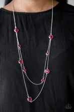 Load image into Gallery viewer, Raise Your Glass Necklace ~ Pink
