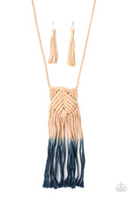 Load image into Gallery viewer, Look At MACRAME Now ~ Blue
