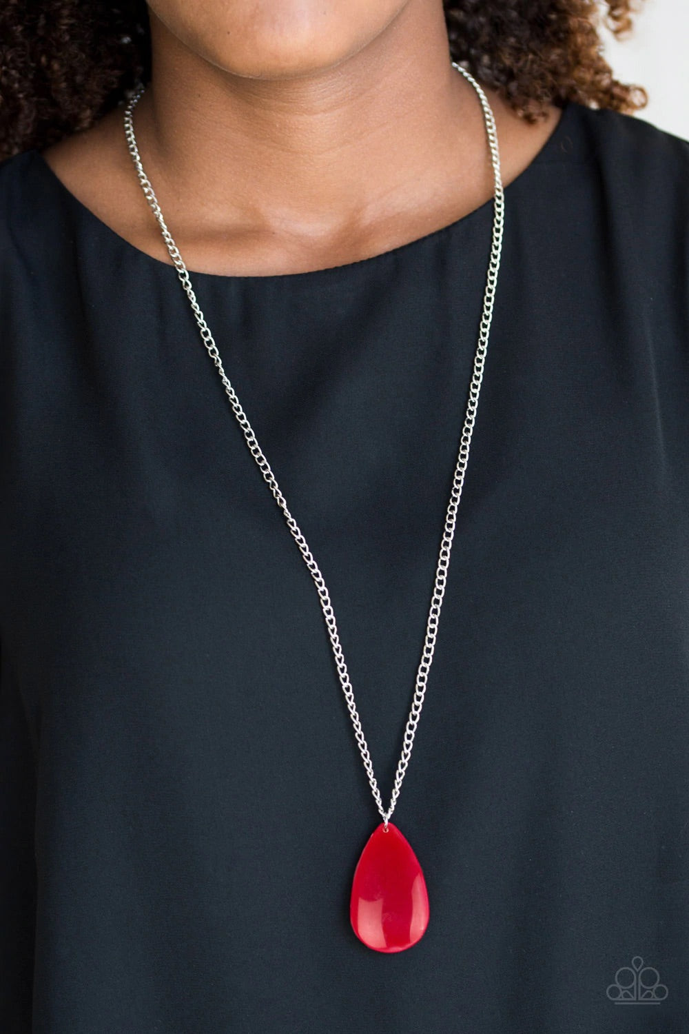 So Pop-YOU-lar Necklace ~ Red