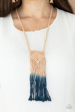 Load image into Gallery viewer, Look At MACRAME Now ~ Blue
