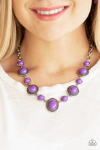 Load image into Gallery viewer, Voyager Vibes Necklace ~ Purple
