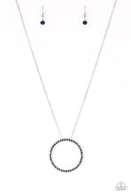 Load image into Gallery viewer, Center of Attention Necklace ~ Blue
