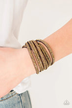Load image into Gallery viewer, Rock Star Attitude Necklace ~ Brass
