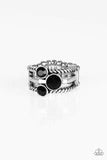 Load image into Gallery viewer, Head In The Stars Ring ~ Black
