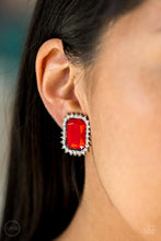 Load image into Gallery viewer, Downtown Dapper ~ Red Clip-Ons
